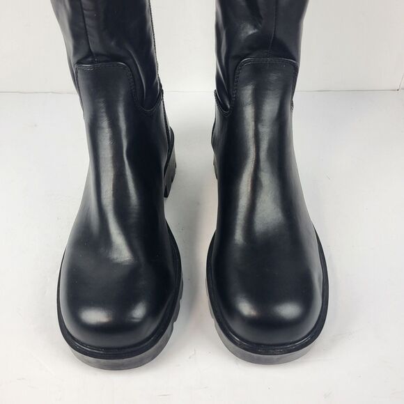 Nine West Women's Zip Up Knee High Fashion Boots Black Size 7.5M - Picture 11 of 16